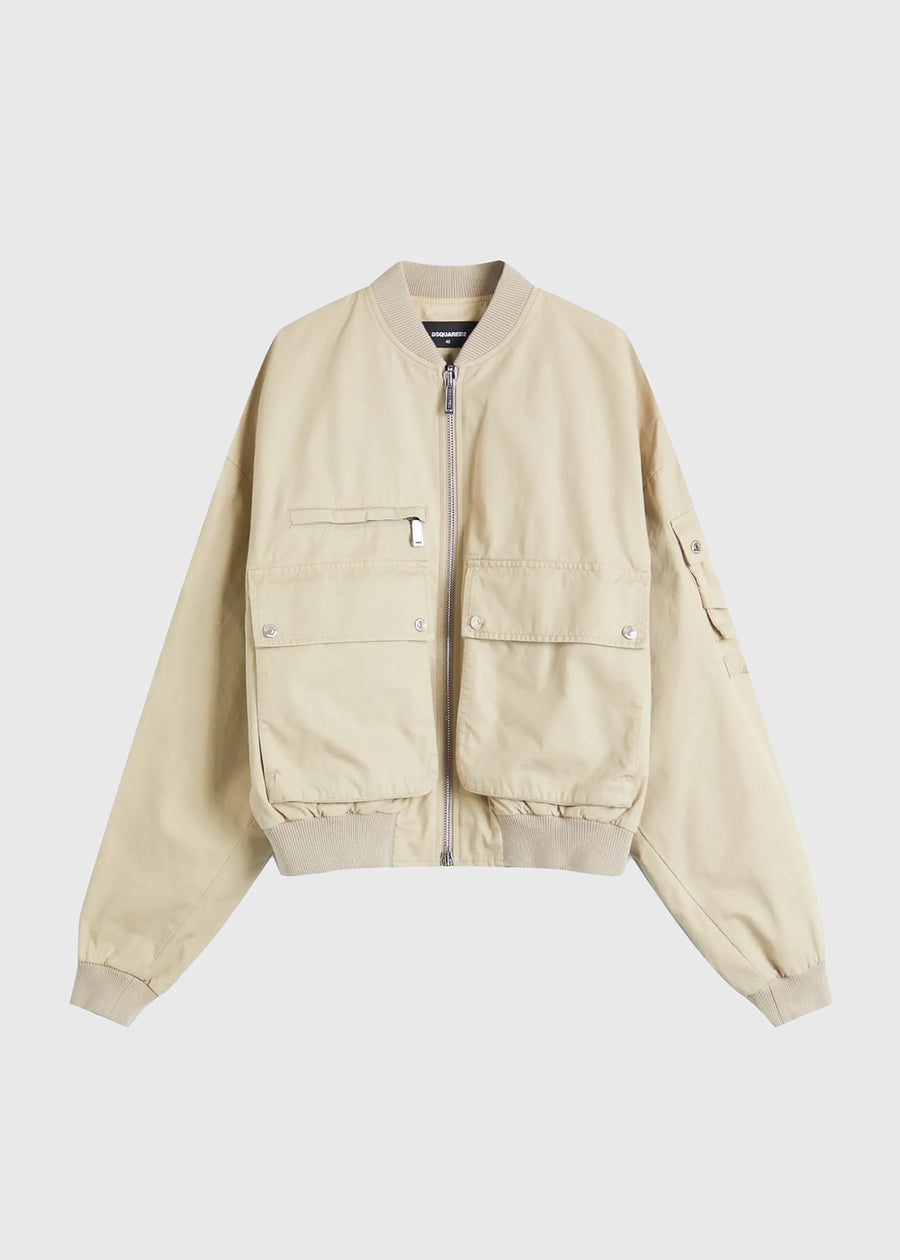 DSQUARED2 Chamarra Bomber fit holgado DSQ-71AN0603
