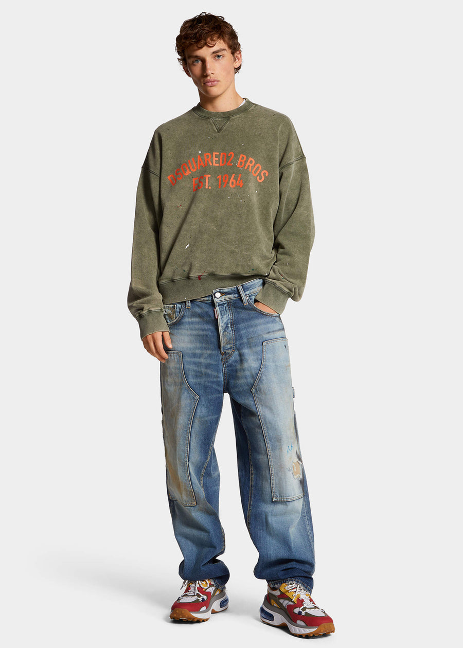 DSQUARED2 Sudadera desgastada DSQ-74GU0847