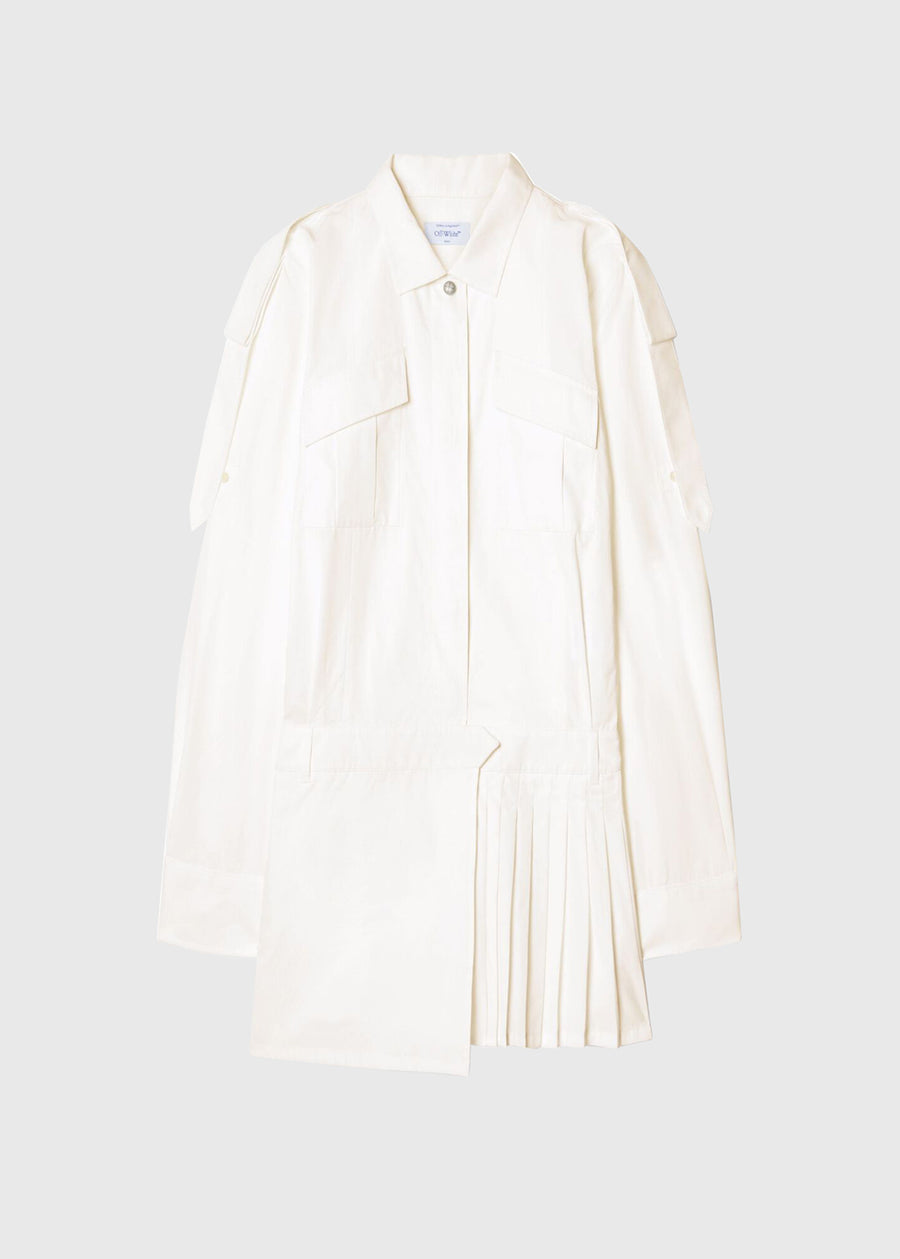 Off-White Vestido corto asimétrico slim fit FFW-OWDG00AS