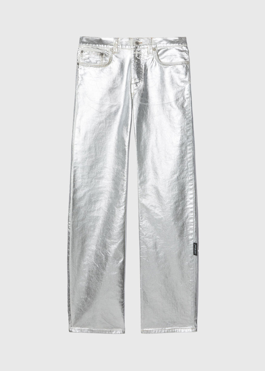 Off-White Jeans metalico FFW-OWYA069S