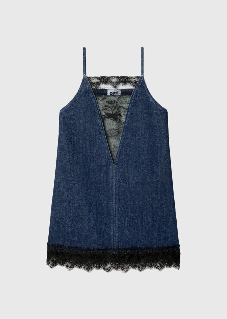 Off-White Vestido con encaje FFW-OWYM01AF