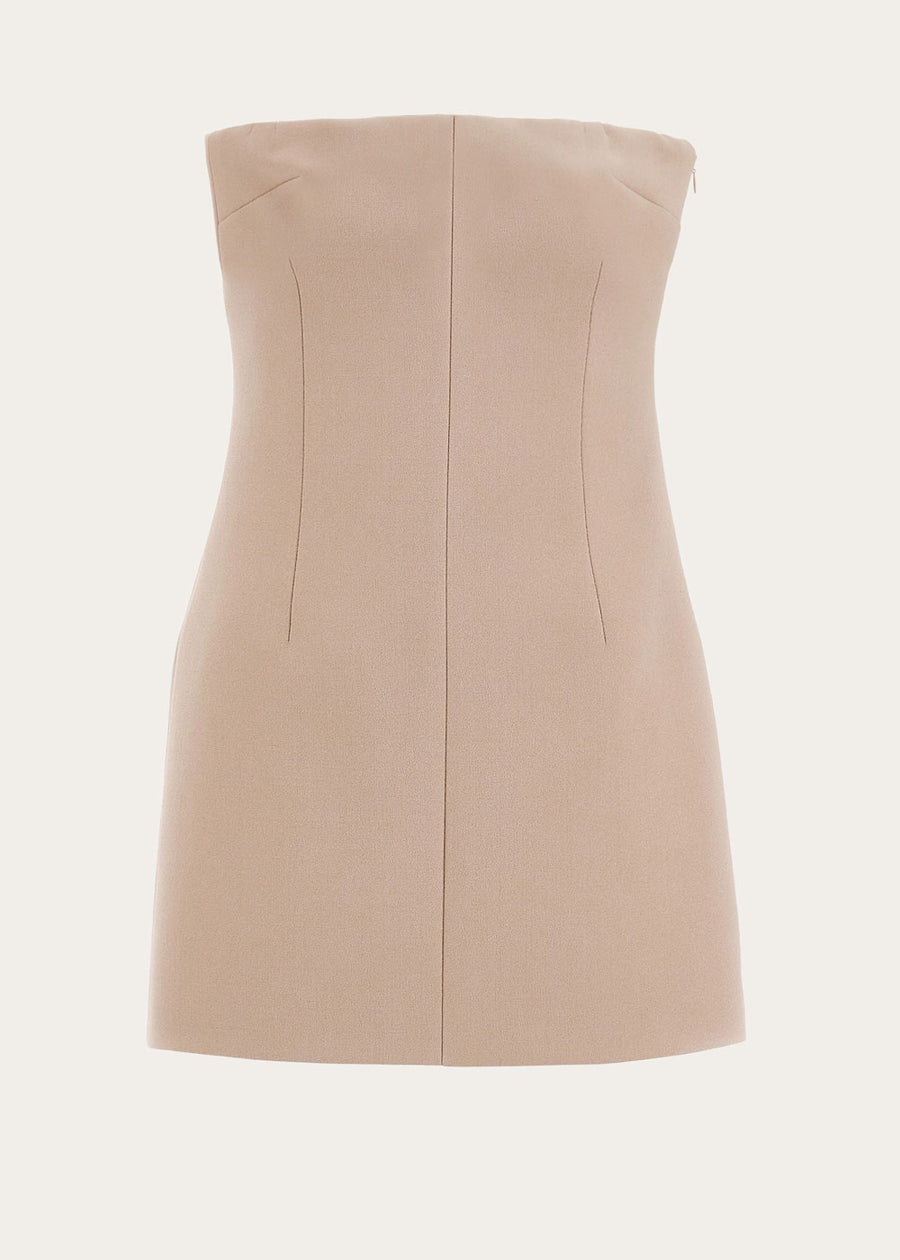 Ferragamo Vestido strapless FRG-13B352