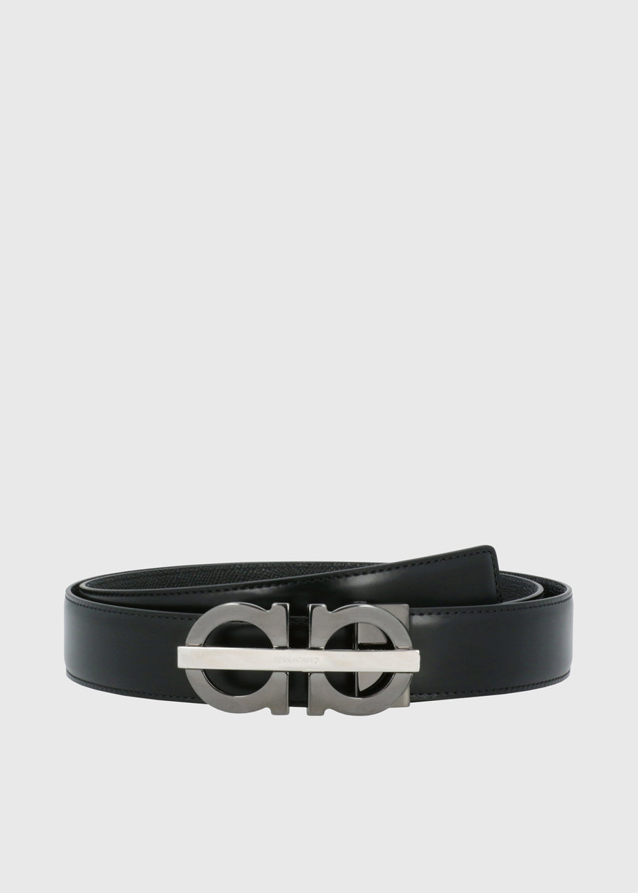 Ferragamo Cinturón doble Gancini FRG-670632