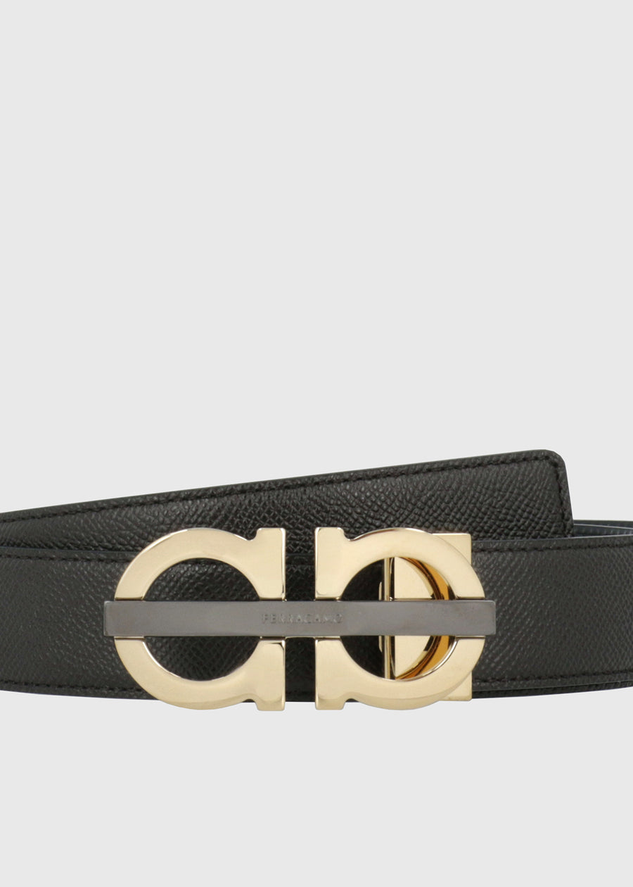 Ferragamo Cinturón doble Gancini FRG-670632