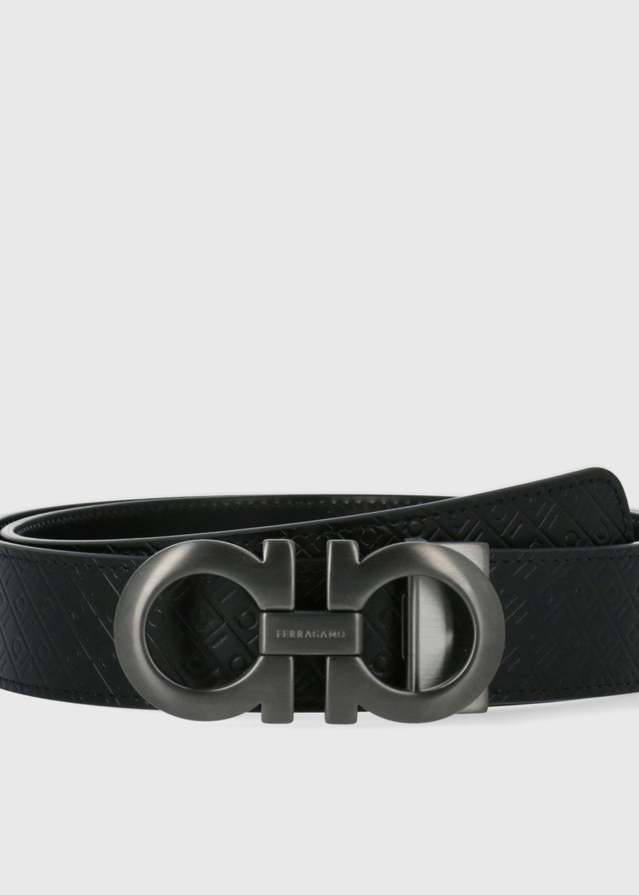 Ferragamo cinturón con hebilla Gancini FRG-675542