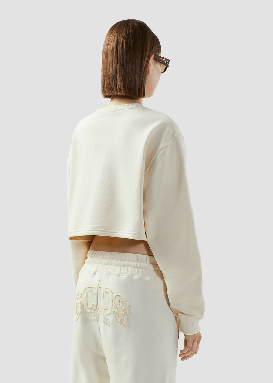 GCDS Sudadera corta estampada GCD-W1516JG5