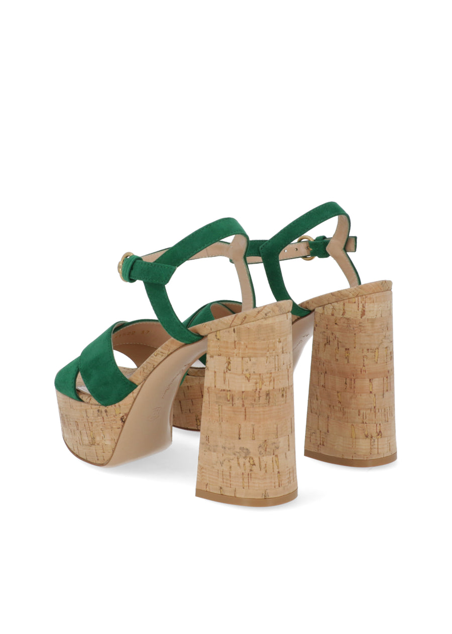 Gianvito Rossi Sandalias multicolor de plataforma GNR-31522