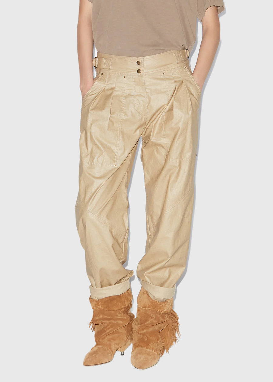 ISABEL MARANT Pantalón recto Fidji ISM-FIDJI