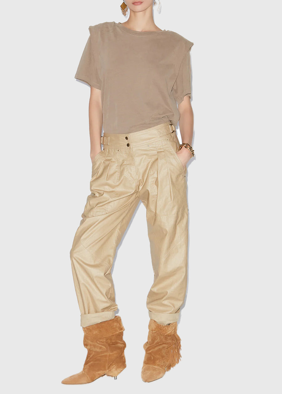 ISABEL MARANT Pantalón recto Fidji ISM-FIDJI