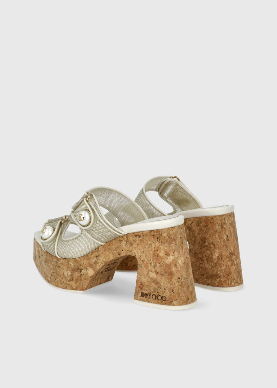 Jimmy Choo Sandalia Plataforma Fayence JCH-FAYENW95