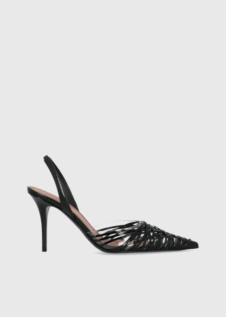 Amina Muaddi Zapatillas Slingback Pumps Lori MMD-LORISL90