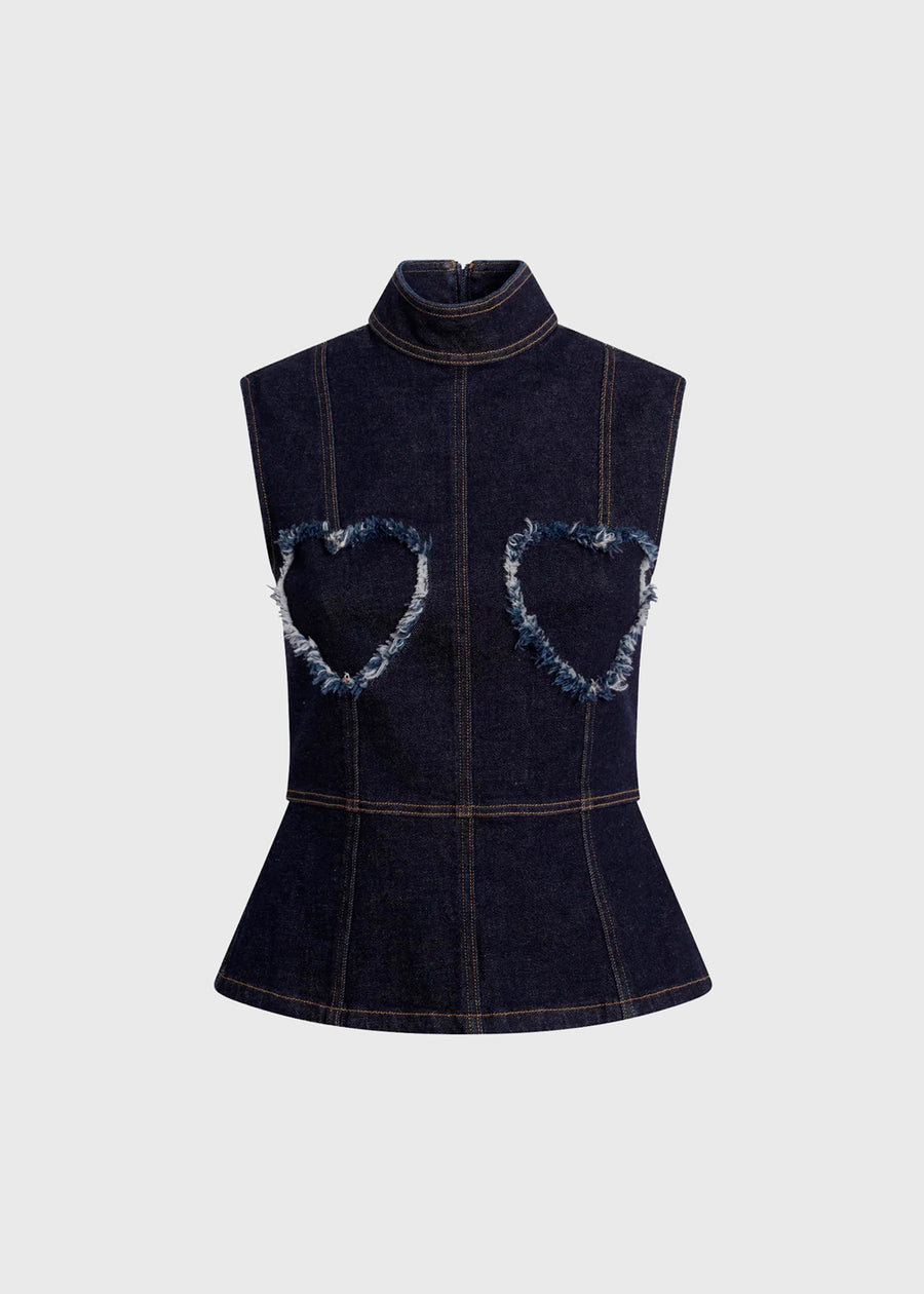 MOSCHINO top denim MSC-A0808