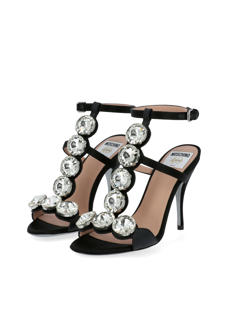 Moschino Sandalias altas de Gemas MSC-MA1638A