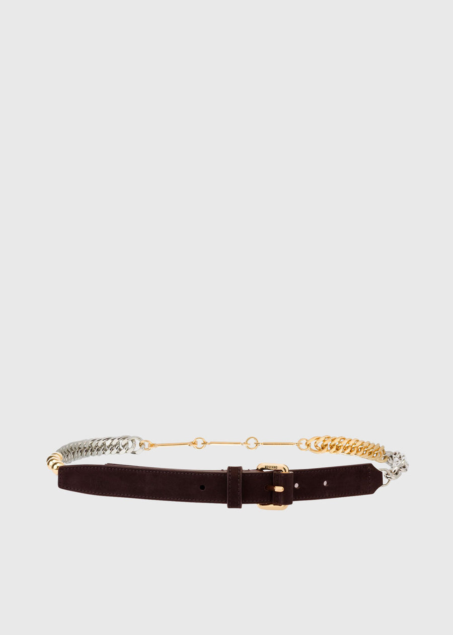 Moschino Cinturón Cadena Cubana MSC-MC6009P