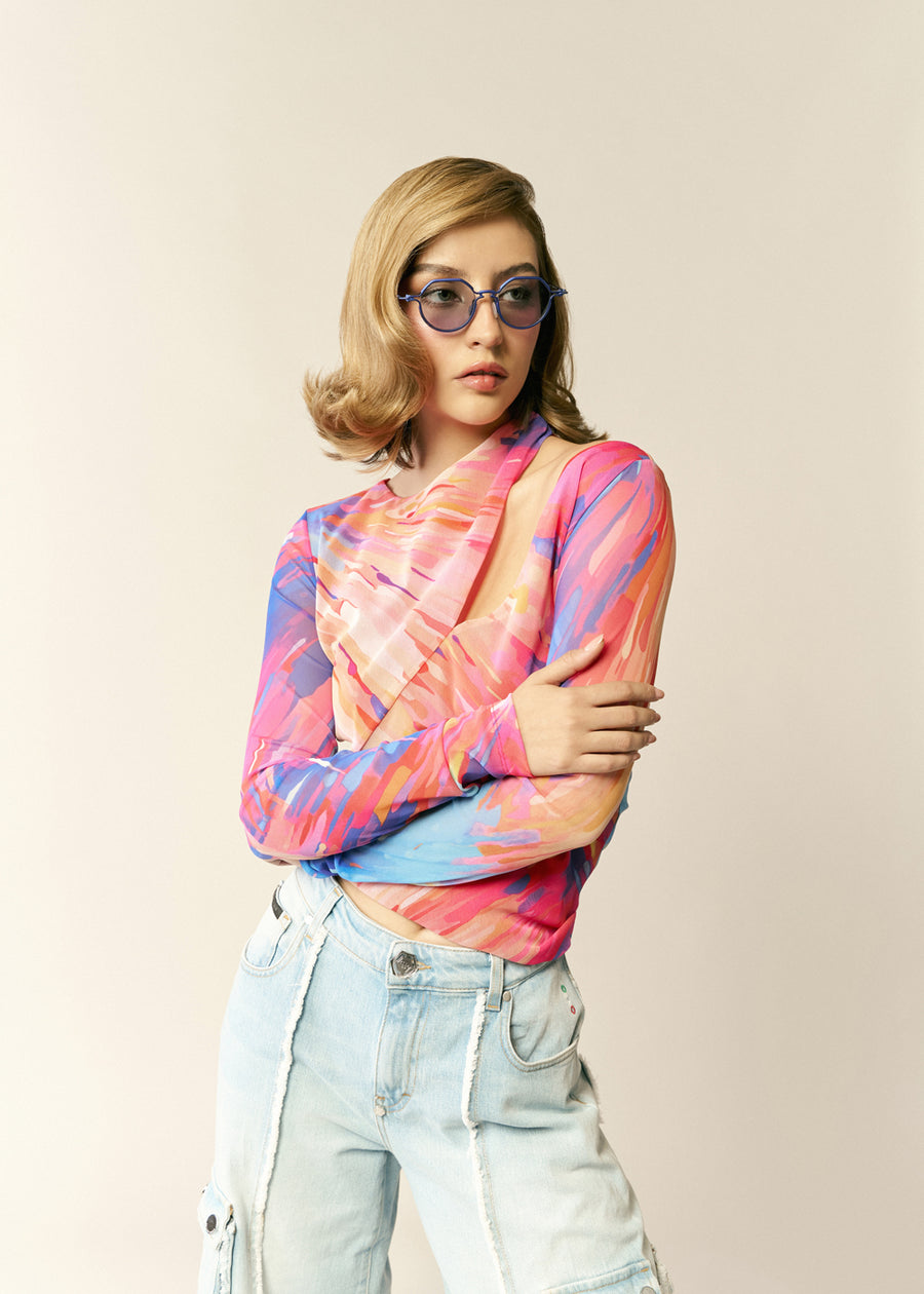 PRABAL GURUNG Top cut out PBG-B17T2