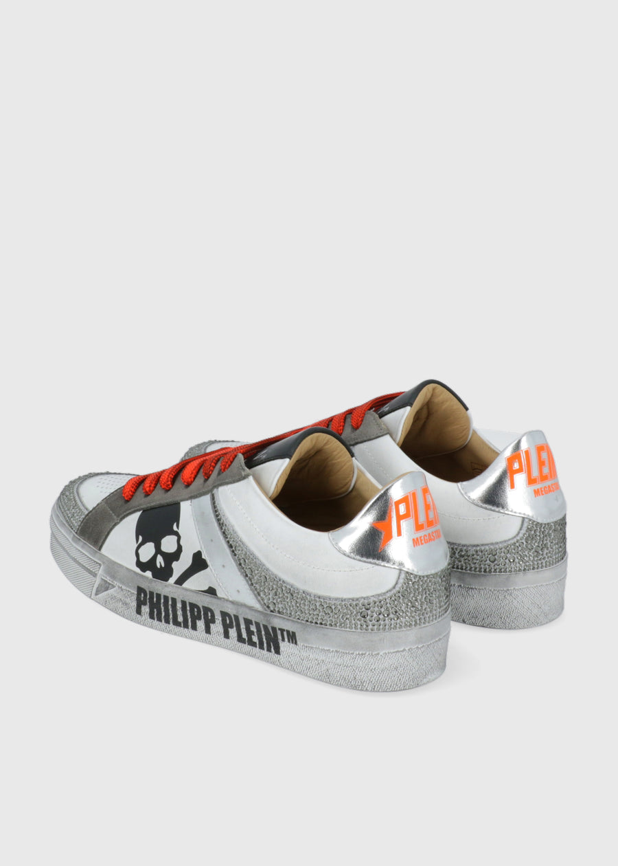 Philipp Plein Sneakers Nappa Leather Lo-Top Strass PLP-CUSC0680