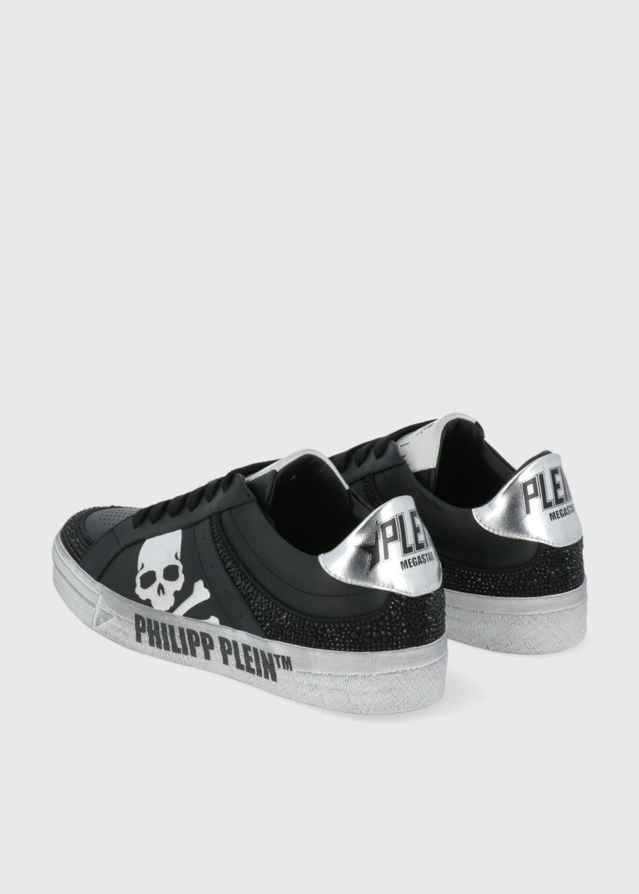 Philipp Plein Sneakers Nappa Leather Lo-Top Strass PLP-CUSC0680