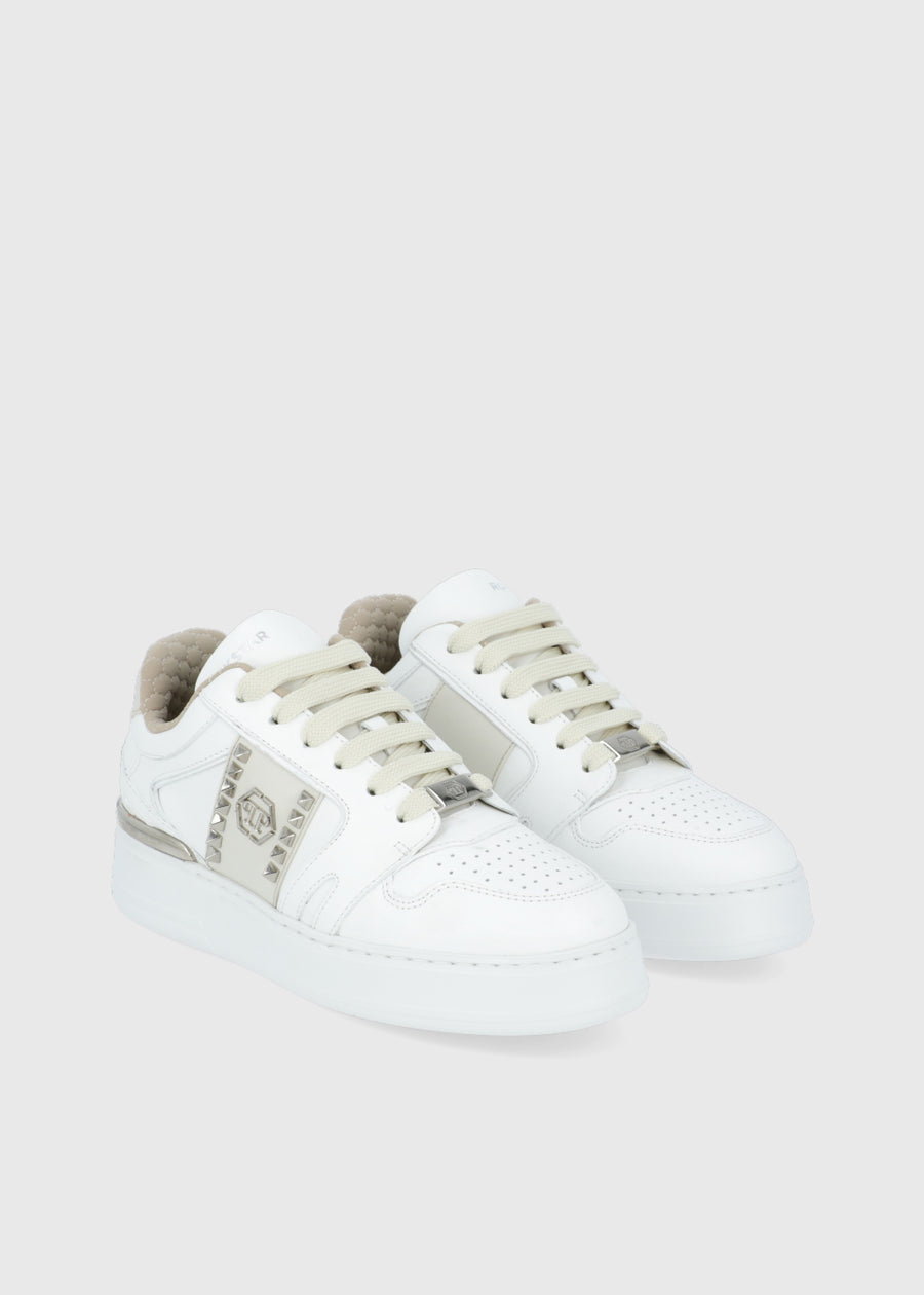 Philipp Plein Sneakers Nappa Leather Lo-Top Studs PLP-DUSC0658