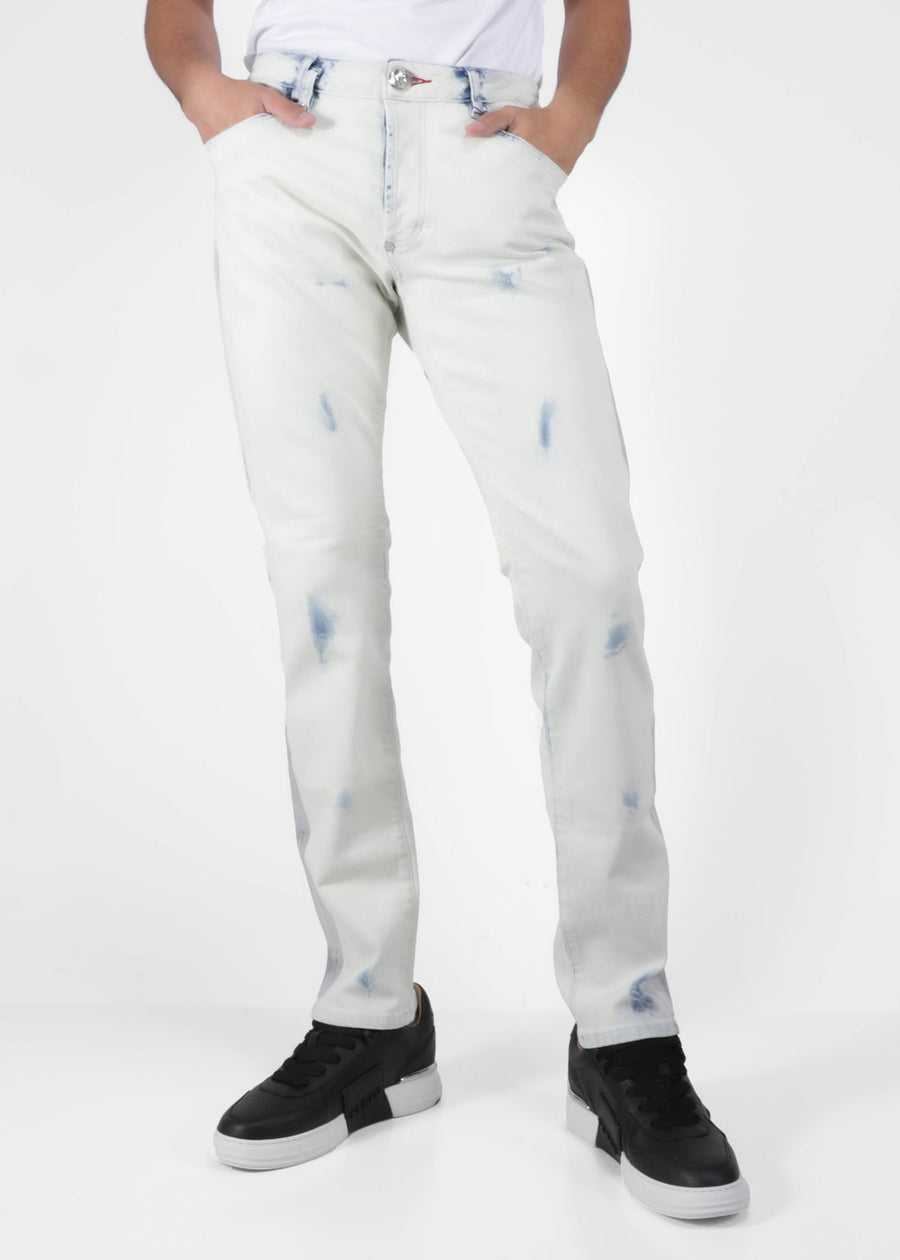 Philipp Plein Pantalon deslavado PLP-MDT3540