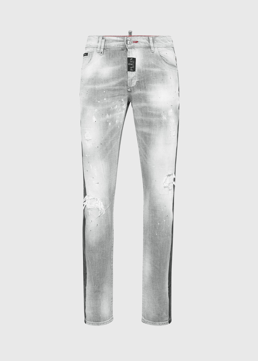 PHILIPP PLEIN Jeans rectos degastados PLP-MDT3972