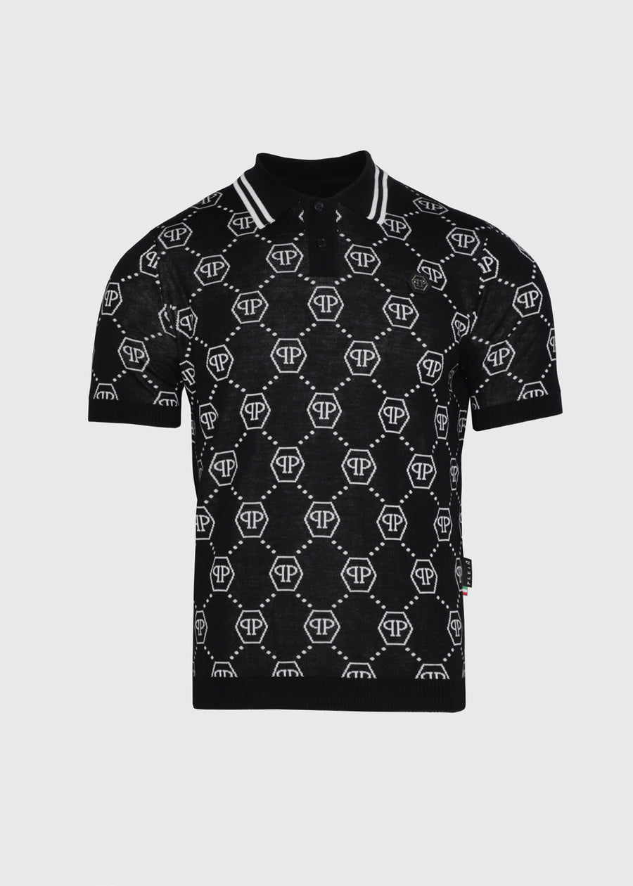 Philipp Plein Polo Jacquard Monogram PLP-MKK0311