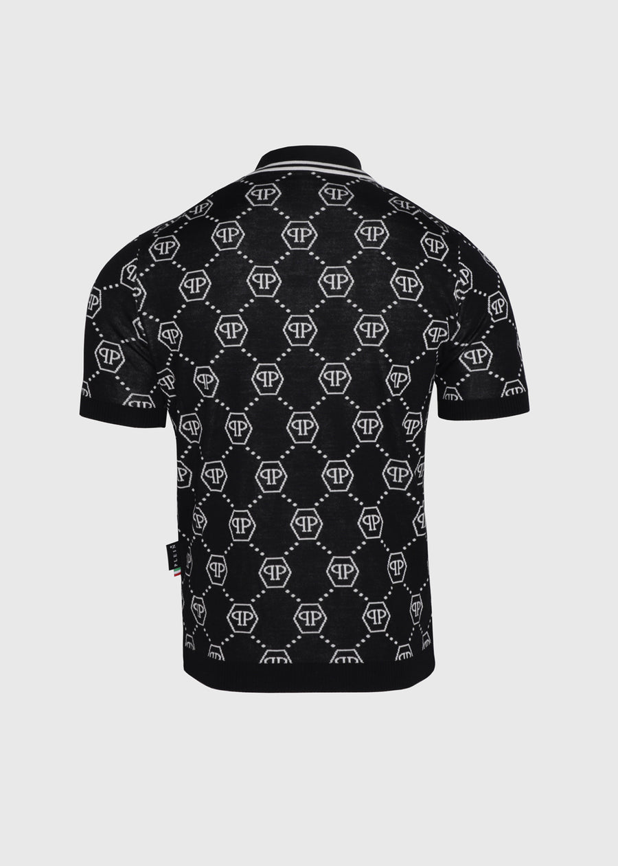 Philipp Plein Polo Jacquard Monogram PLP-MKK0311