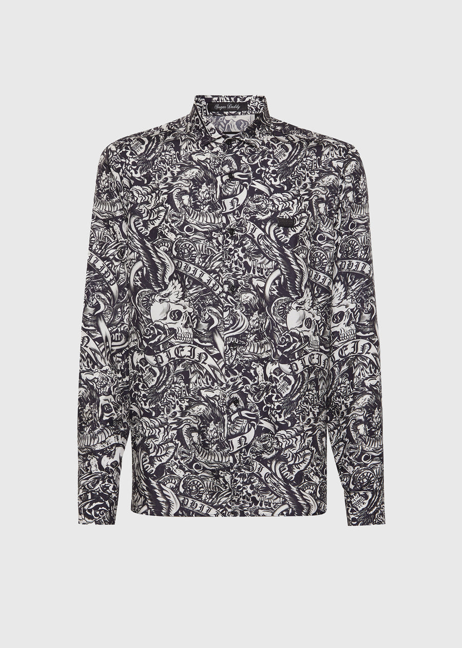 Philipp Plein Camisa estampada PLP-MRP2218