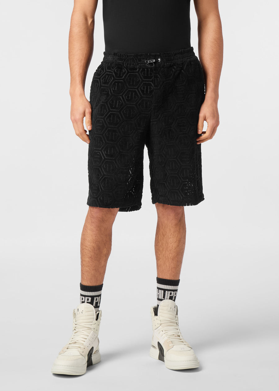 Philipp Plein Shorts Monogram PLP-MRT1511