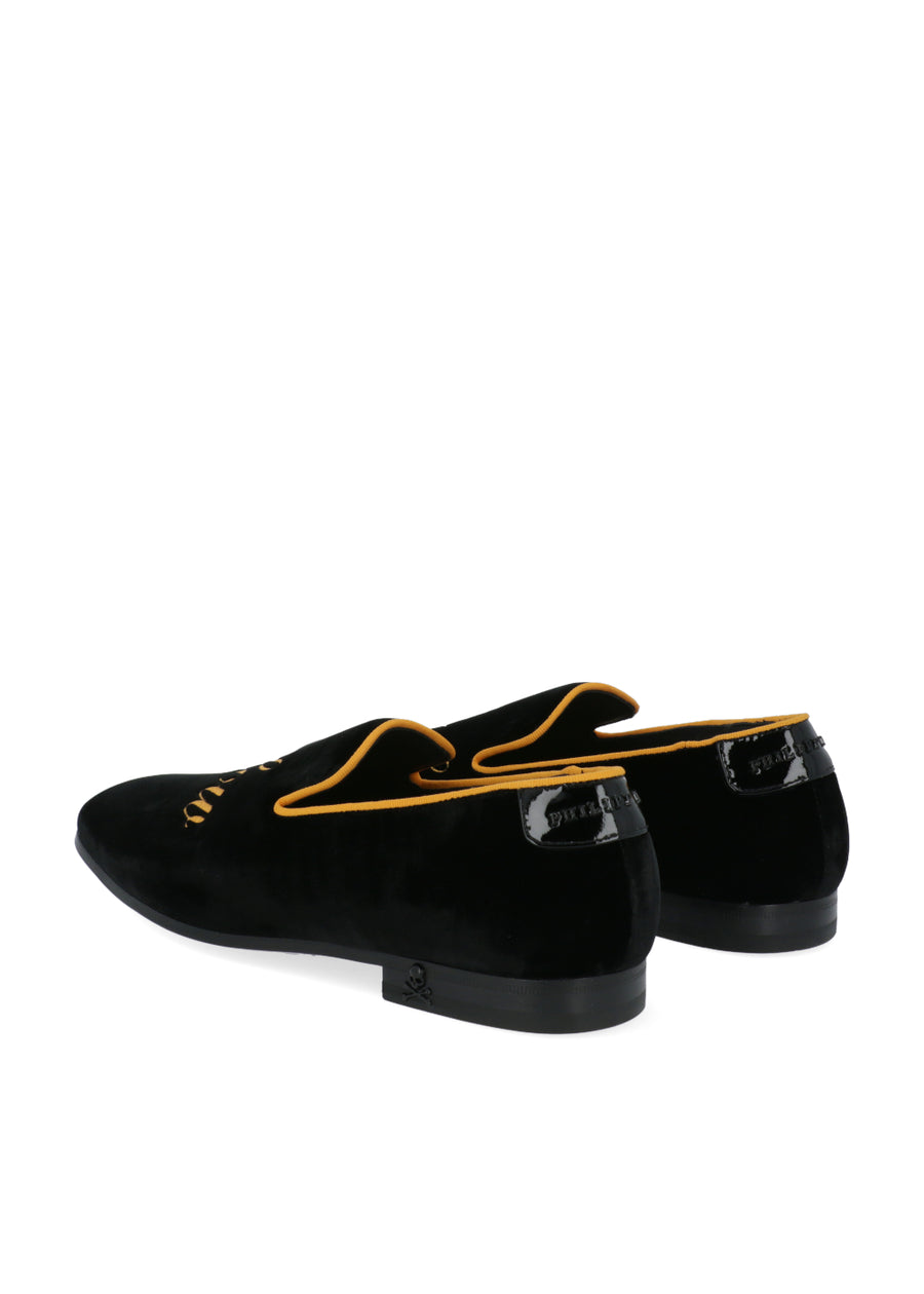 Philipp Plein Mocasines de terciopelo PLP-MSB0712