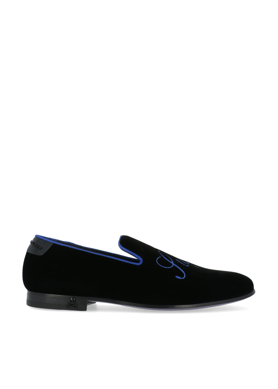 Philipp Plein Mocasines de terciopelo PLP-MSB0712