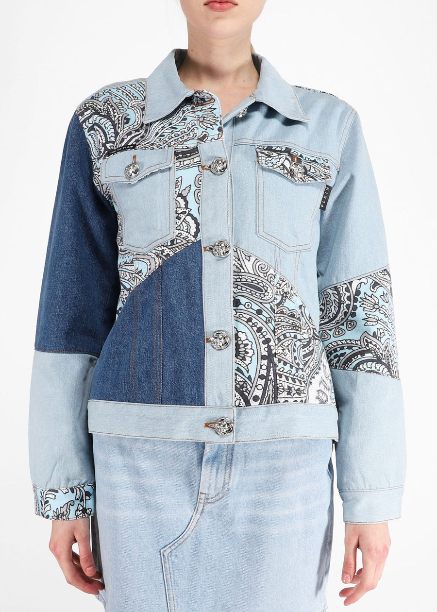 Philipp Plein Chamarra patchwork PLP-WDB0589