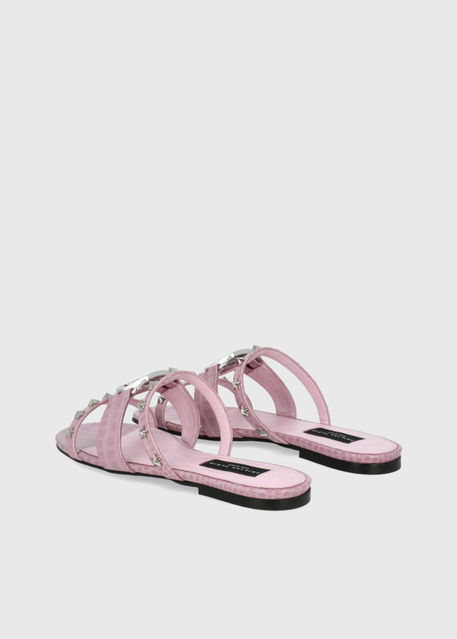 Philipp Plein Sandalia Cocco Print Slides Stars PLP-WSA0764