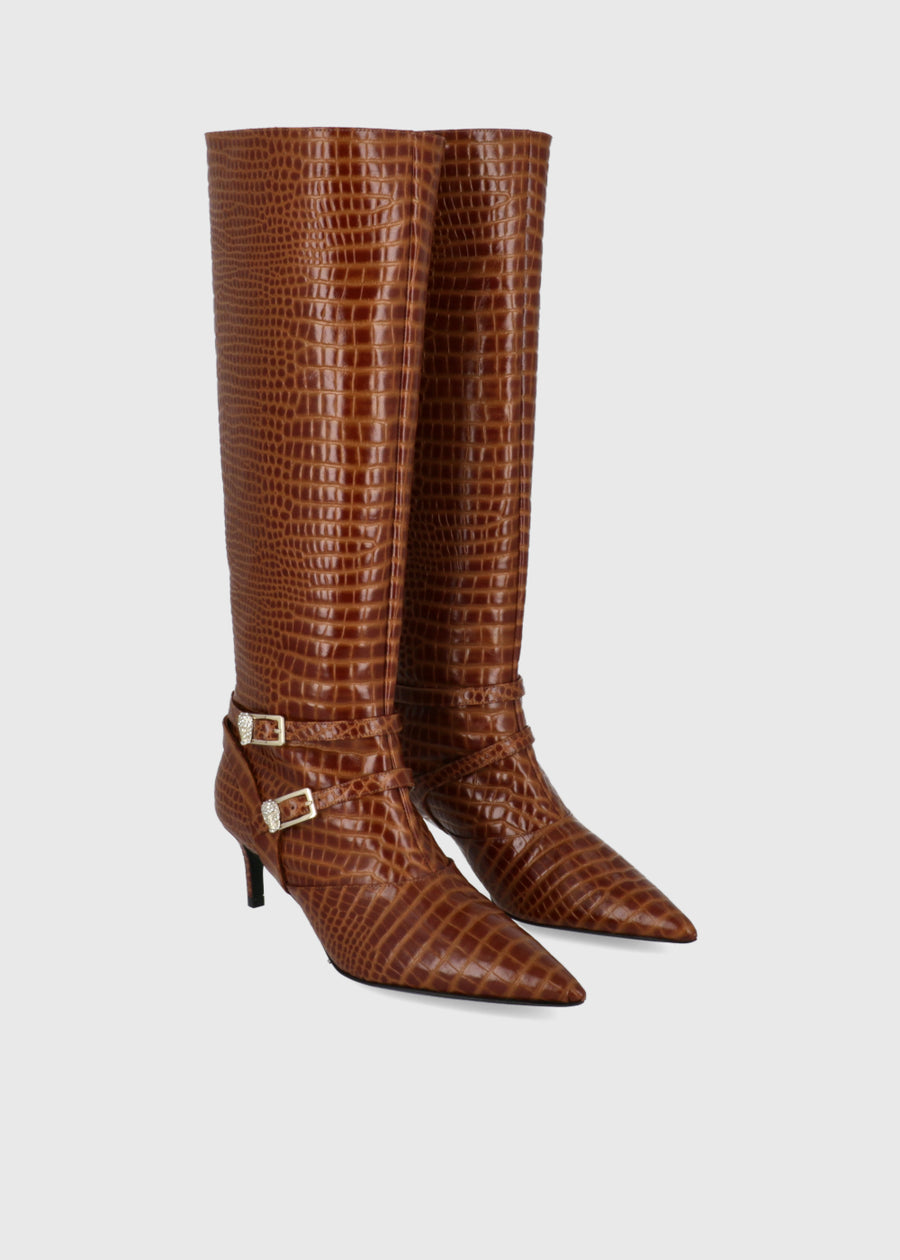 Philipp Plein Botas Altas con tiras PLP-WSE0949