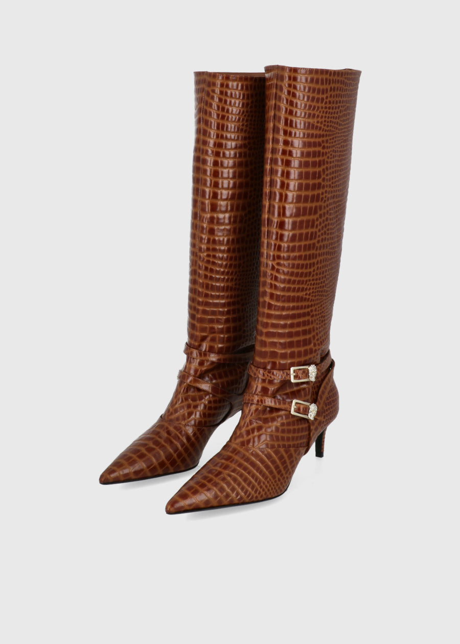 Philipp Plein Botas Altas con tiras PLP-WSE0949