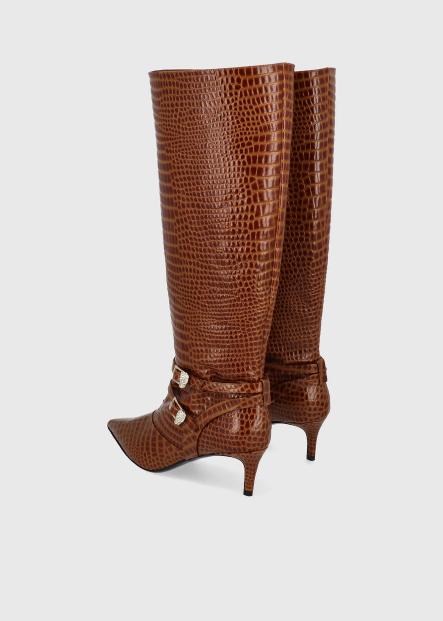 Philipp Plein Botas Altas con tiras PLP-WSE0949