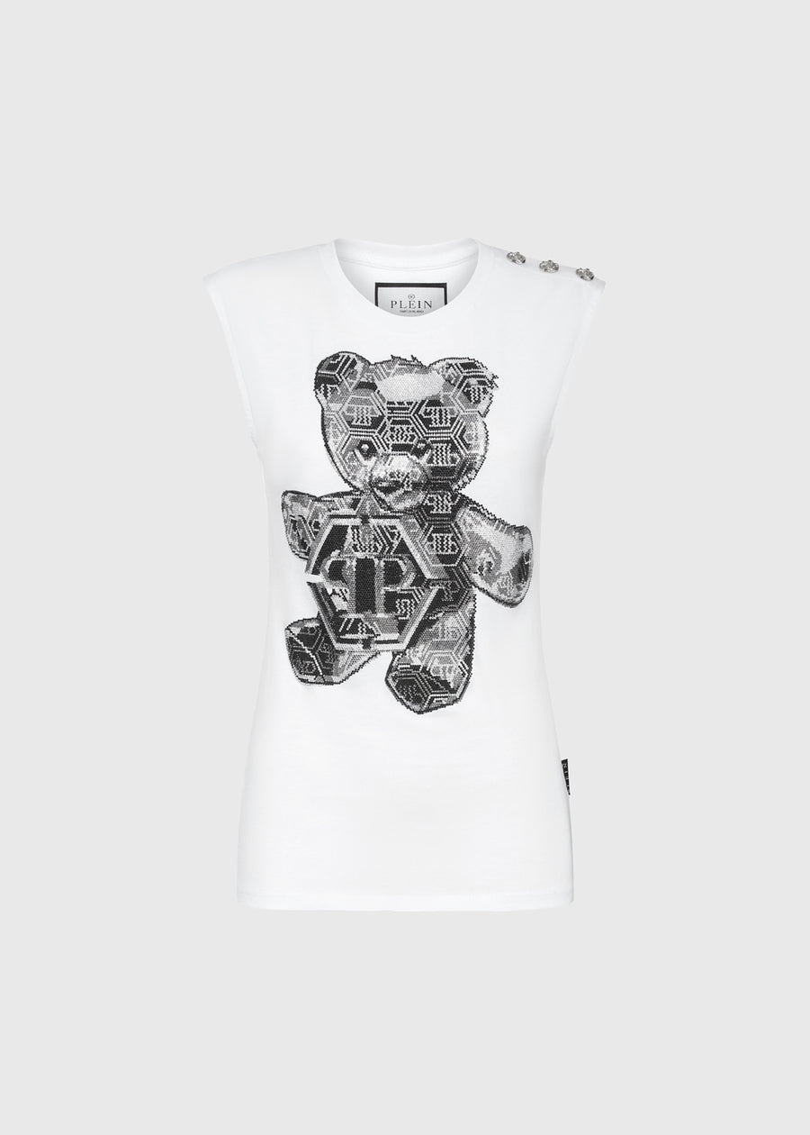 Philipp Plein T-shirt sin mangas PLP-WTK3452