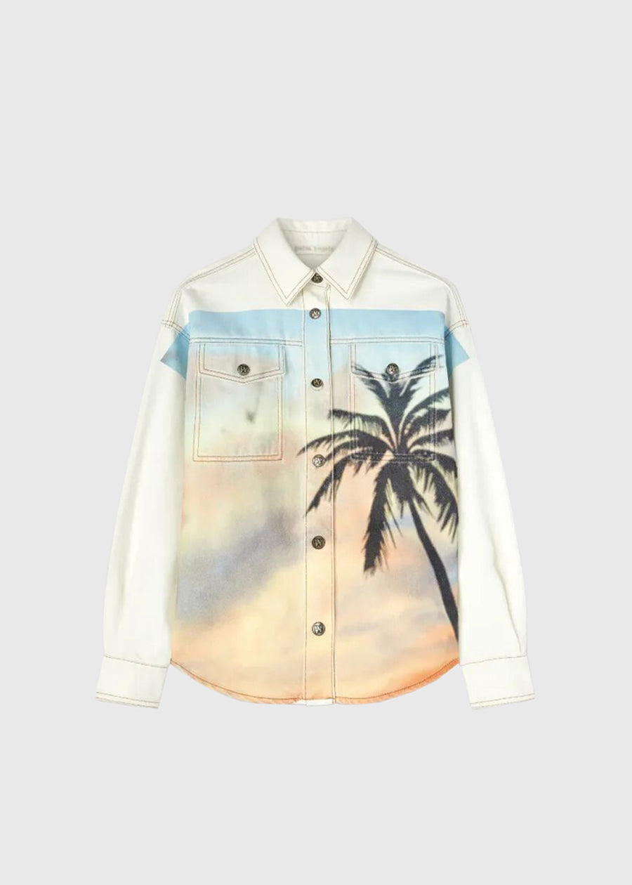PALM ANGELS Chamarra estampada PNG-PWYD023S
