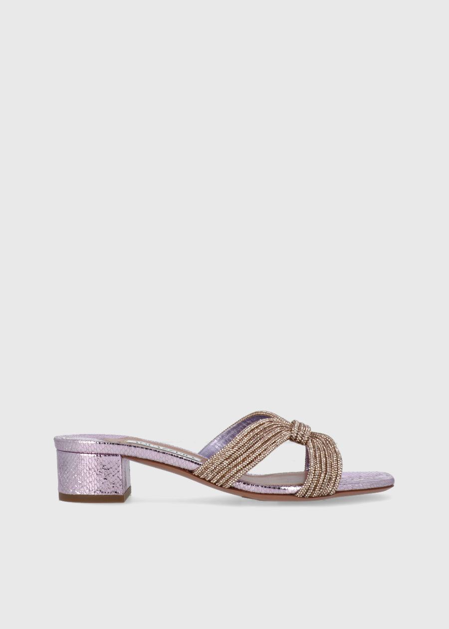 Aquazzura Sandalia Crystal Muse QZR-CRMUSA35