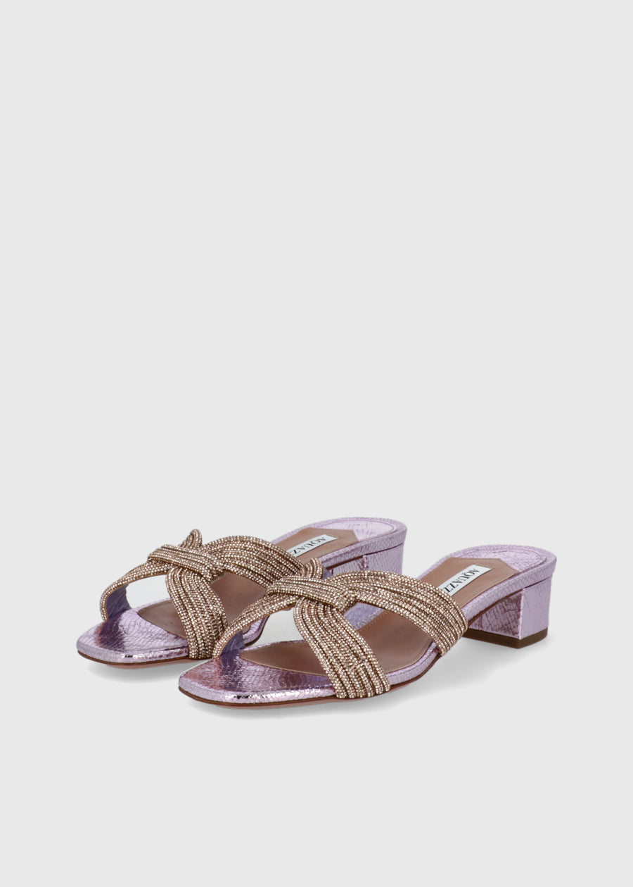 Aquazzura Sandalia Crystal Muse QZR-CRMUSA35