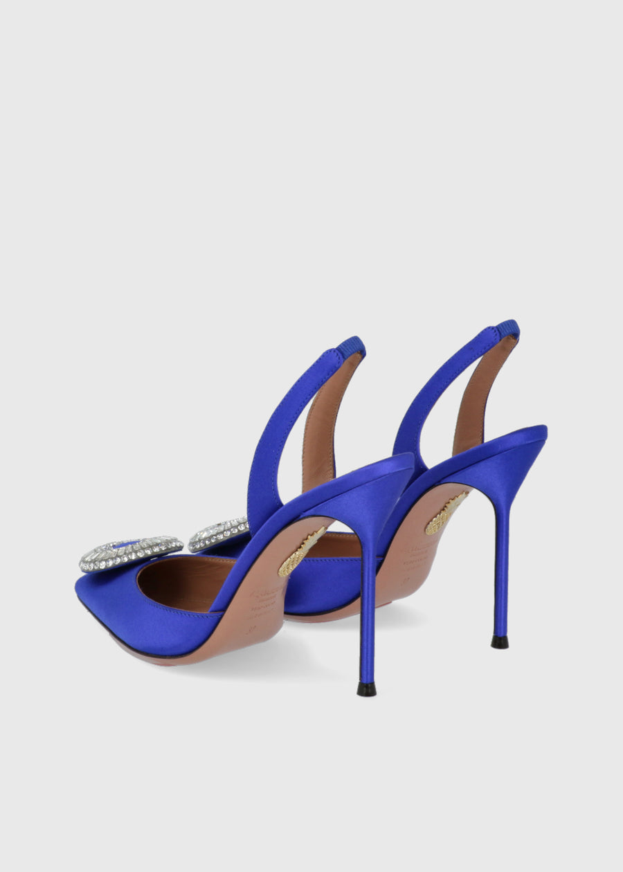 Aquazzura Zapatillas Crystal Hoop Sling 105 QZR-CRYSHOSL