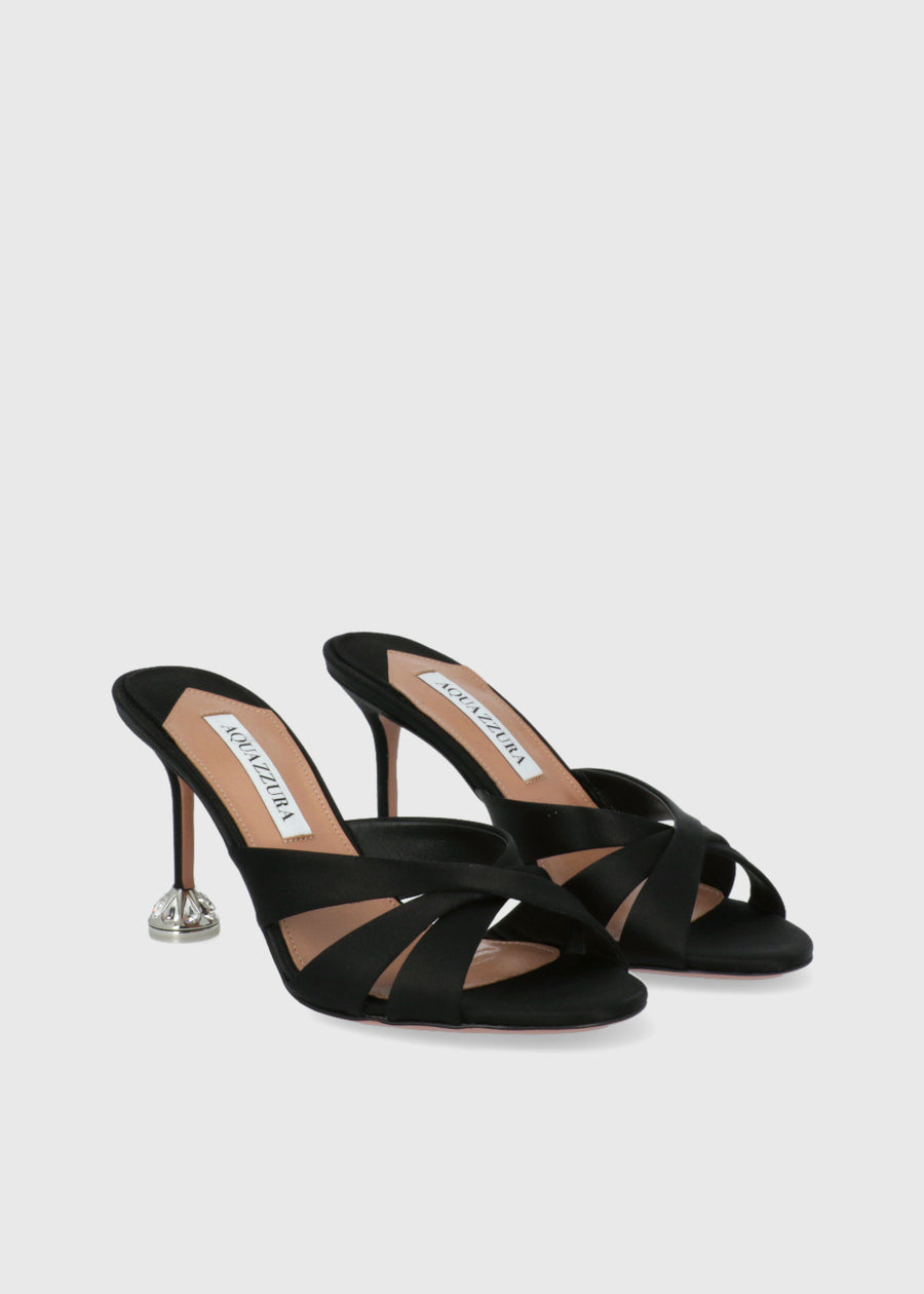 Aquazzura Sandalias Altas KISS ME QUICK CRYSTAL QZR-KIQUICRM