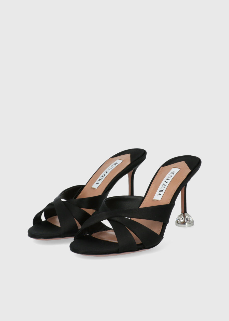 Aquazzura Sandalias Altas KISS ME QUICK CRYSTAL QZR-KIQUICRM