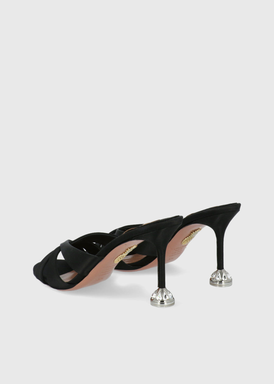 Aquazzura Sandalias Altas KISS ME QUICK CRYSTAL QZR-KIQUICRM