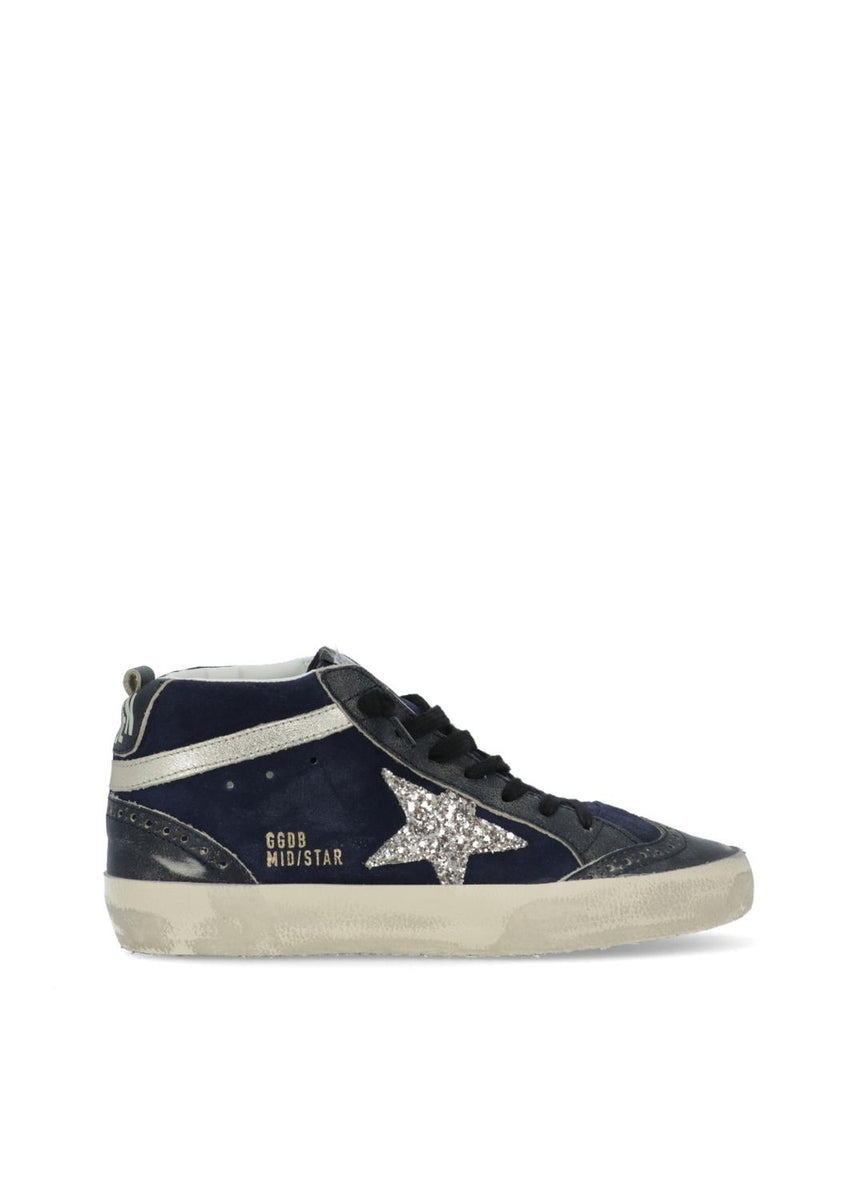 Golden Goose tenis Mid Star para mujer GLG ZDMIDSTA Blanco 25.0