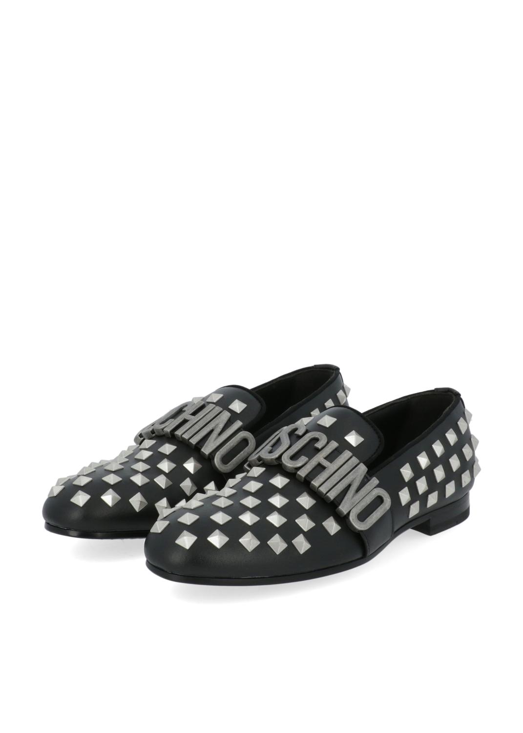 Moschino mocasines con logo Lettering MSC-MB10072
