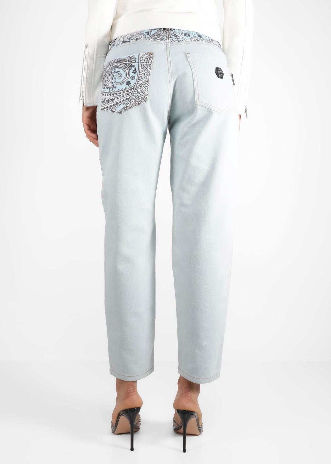 Philipp Plein pantalón Mom Fit PLP-WDT2368