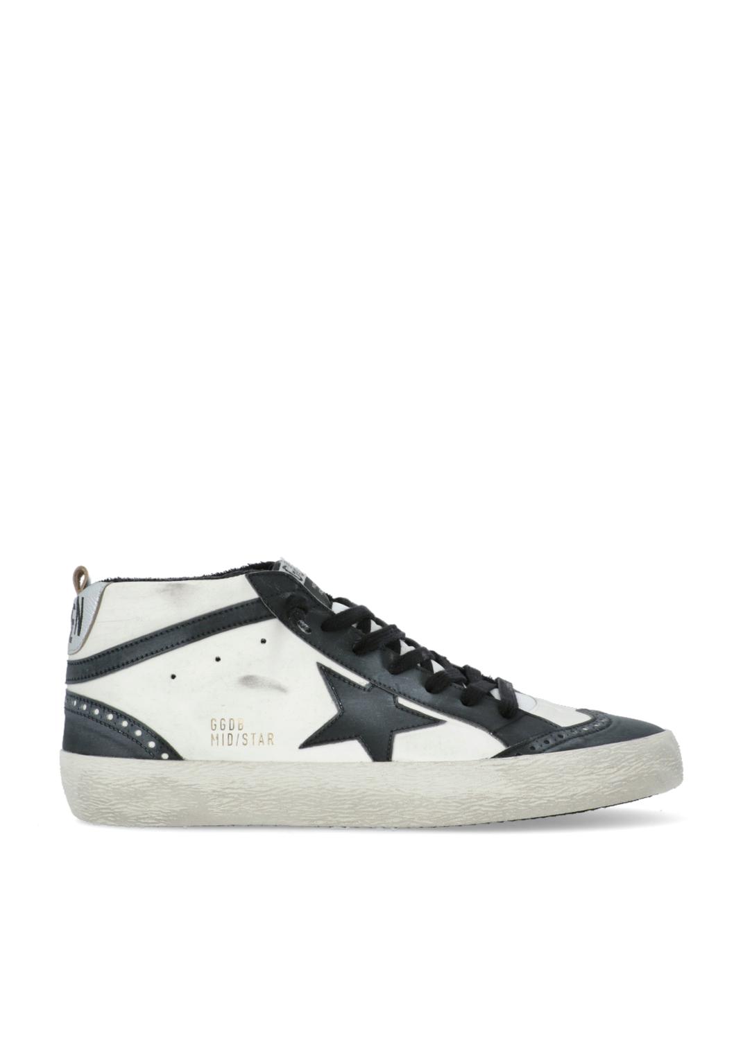 Golden Goose tenis Mid Star para hombre GLG ZCMIDSTA 29.0 Blanco