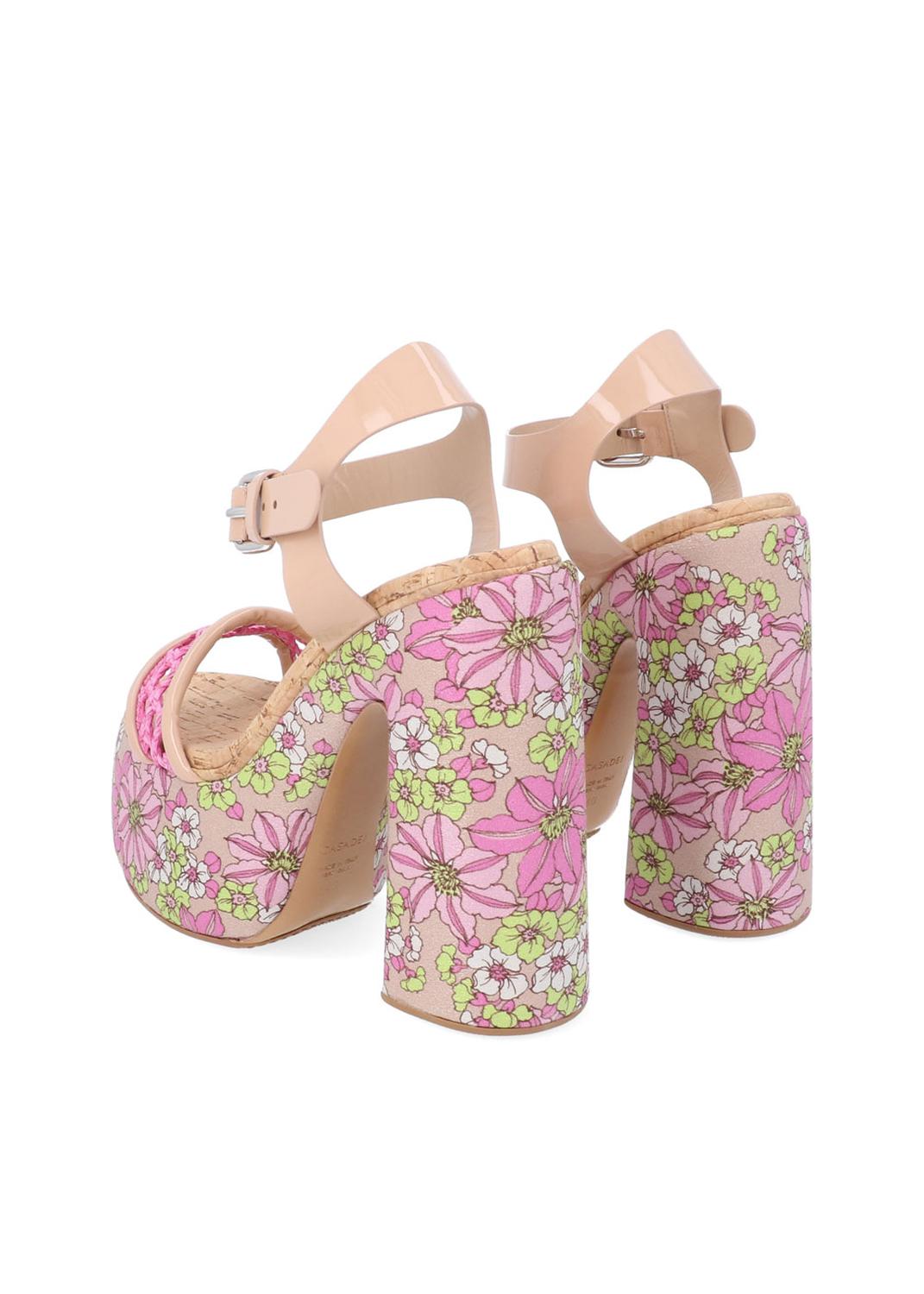 Casadei sandalias de plataforma Rock Floral CSD-1L006