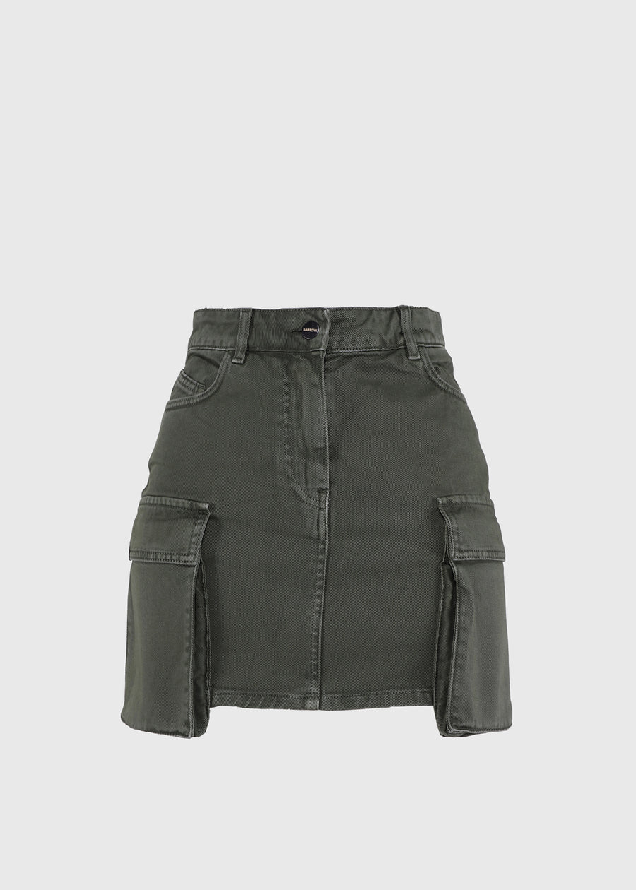 BARROW Falda Cargo Denim BRW-WOSK113