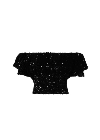 COUT DE LA LIBERTE Top crop de escote recto CDL-W043785